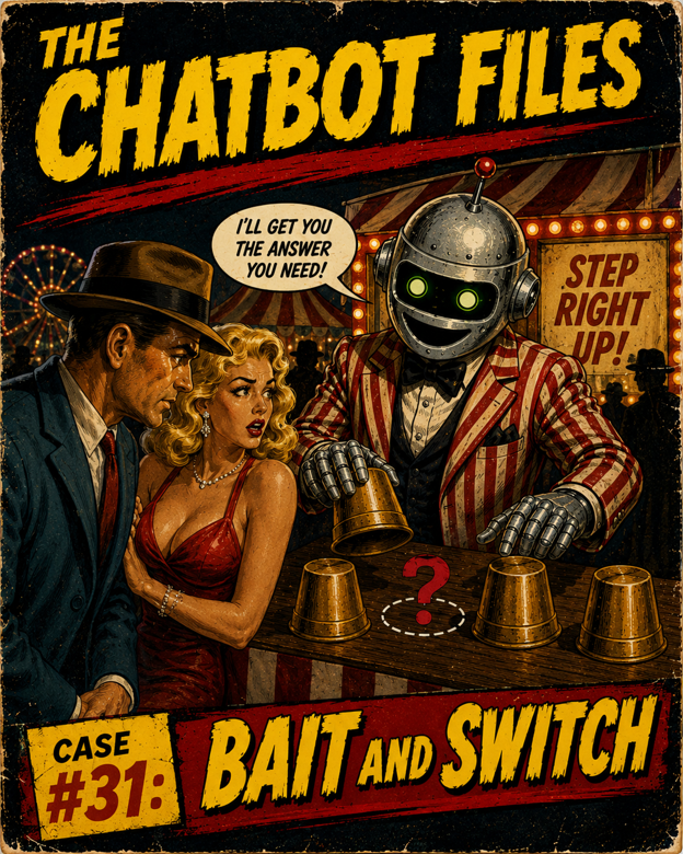 The Chatbot Files, Case No. 31: Bait and Switch